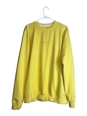 San Francisco Workshirt Men's Yellow Crewneck Sweatshirt Sz XL